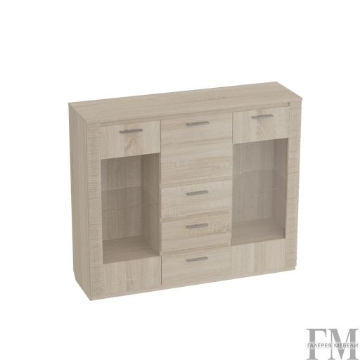 Комод с баром «Элана», бежевый